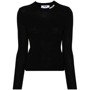 Msgm, Dames, Truien, Zwart, Maat: M