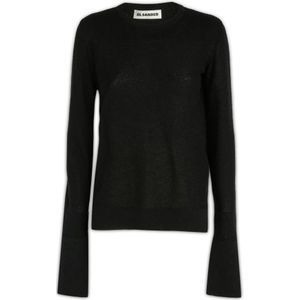 Jil Sander, Dames, Truien, Zwart, Maat: S Katoen,