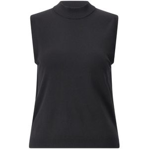 Weekend Max Mara, Dames, Tops, Zwart, Maat: XS Viscose,