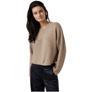 Drykorn, Dames, Truien, Beige, Maat: S Katoen,