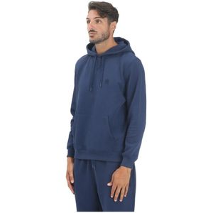 Tommy Hilfiger, Heren, Sweatshirts & Hoodies, Blauw, Maat: S Katoen,