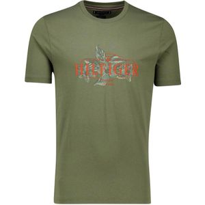 TOMMY HILFIGER Shirt  groen / olijfgroen / donkergroen / kreeft