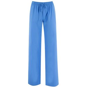 Ermanno Scervino, Dames, Broeken, Blauw, Maat: L Katoen,
