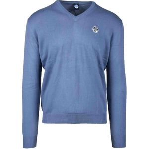 North Sails, Heren, Truien, Blauw, Maat: M Katoen,