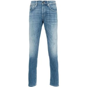 Dondup, Heren, Jeans, Blauw, Maat: W32 Denim,