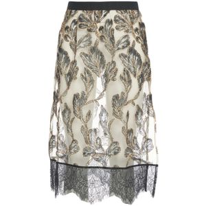 Munthe, Dames, Rokken, Veelkleurig, Maat: S Polyamide,