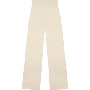 Cortana, Dames, Broeken, Beige, Maat: XS Leer,