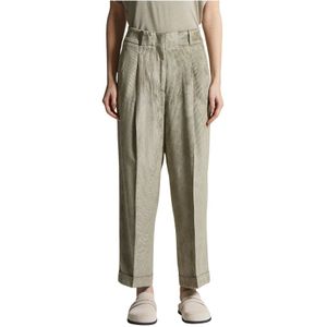 Peserico, Dames, Broeken, Groen, Maat: 2XS