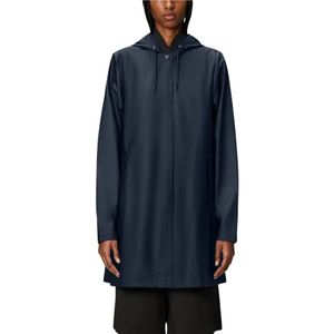 Rains, Dames, Jassen, Blauw, Maat: S