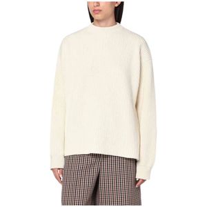 Jil Sander, Dames, Truien, Wit, Maat: S