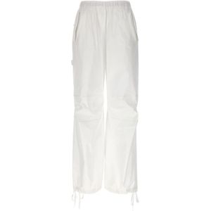 Nude, Dames, Broeken, Wit, Maat: XS Katoen,