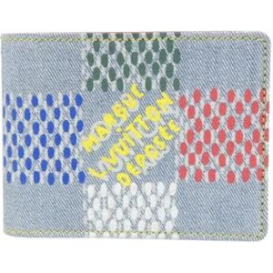 Louis Vuitton Vintage, Heren, Pre-owned, Veelkleurig, Maat: ONE Size Denim,