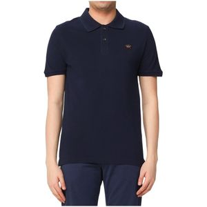 Paul & Shark, Heren, Tops, Blauw, Maat: 2XL Piqué,