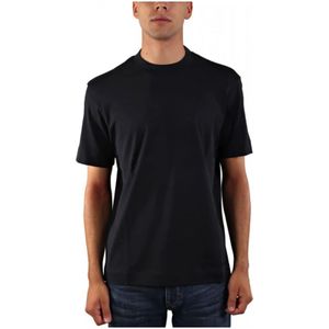 Emporio Armani, Heren, Tops, Zwart, Maat: S