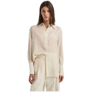 Anine Bing, Dames, Blouses & Shirts, Beige, Maat: S