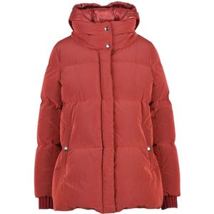 Herno, Dames, Jassen, Rood, Maat: L Polyamide,