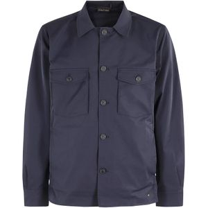 Save The Duck, Heren, Jassen, Blauw, Maat: XL Gabardine,