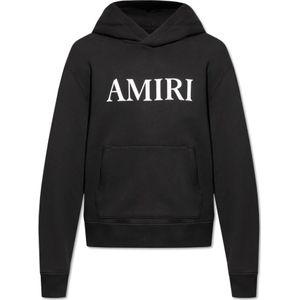 Amiri, Heren, Sweatshirts & Hoodies, Zwart, Maat: 2XL Katoen,
