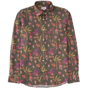 Hartford, Heren, Overhemden, Veelkleurig, Maat: M Katoen,