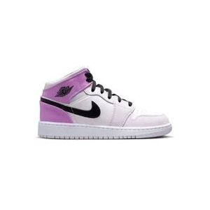 Nike Air Jordan 1 Mid Le Sneakers , Purple , Dames , Maat: 37 1/2 EU