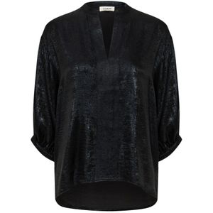 Soaked in Luxury - Elvie Amily - Damesblouse - Metallic - 3/4 Mouwen