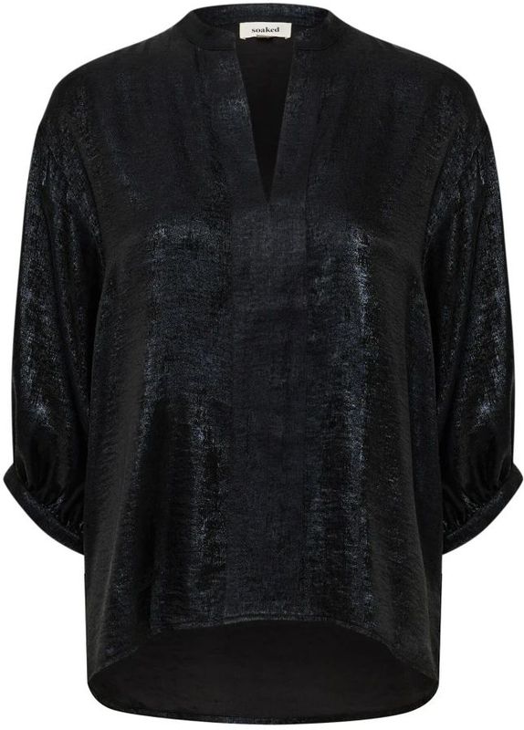 Soaked in Luxury - Elvie Amily - Damesblouse - Metallic - 3/4 Mouwen