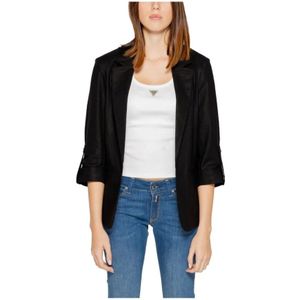 Only, Dames, Jassen, Zwart, Maat: XS Linnen,