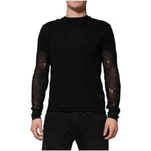Dolce & Gabbana - Longsleeve T-shirt - Zwart