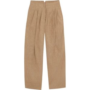 Cortana, Dames, Broeken, Beige, Maat: XS Linnen,