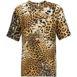 Roberto Cavalli, Dames, Tops, Bruin, Maat: 2XS