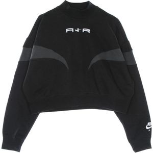 Nike, Dames, Sweatshirts & Hoodies, Zwart, Maat: L Katoen,