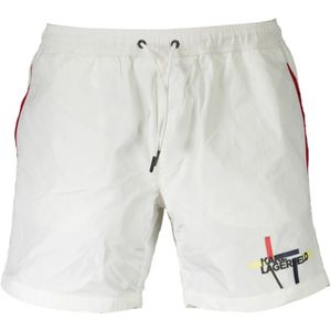 Karl Lagerfeld, Heren, Badkleding, Wit, Maat: S