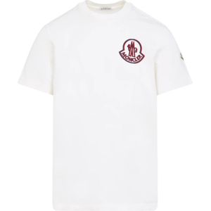 Moncler, Heren, Tops, Wit, Maat: M