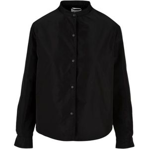 Aspesi, Dames, Blouses & Shirts, Zwart, Maat: L Katoen,