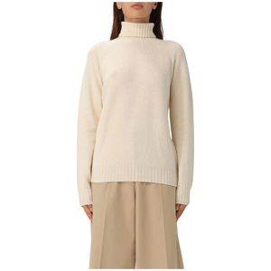 Drumohr, Dames, Truien, Beige, Maat: M Kasjmier,