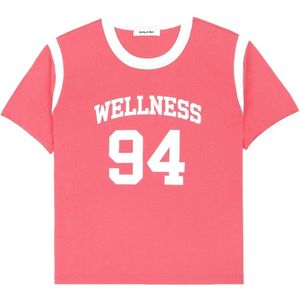 Sporty & Rich, Dames, Tops, Roze, Maat: XS Katoen,