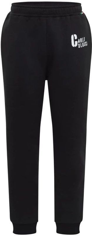 Carlo Colucci, Heren, Broeken, Zwart, Maat: S Katoen,