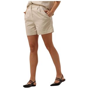 Modström, Dames, Korte broeken, Beige, Maat: M Katoen,