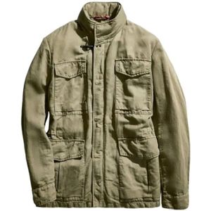 Fay, Heren, Jassen, Groen, Maat: XL Katoen,