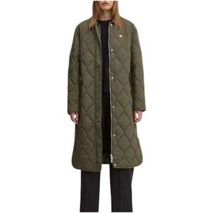 Tommy Hilfiger - Gewatteerde Onion Jas - Groen - Hoogwaardige Materialen - Regular Fit