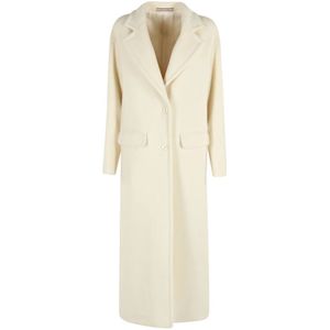 Tagliatore, Dames, Mantels, Wit, Maat: 2XS Wol,