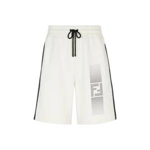 Fendi Casual Shorts , White , Heren , Maat: S