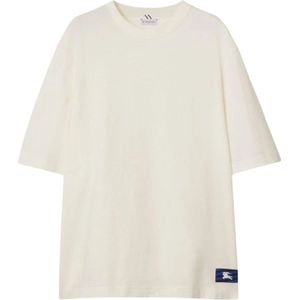 Burberry, Heren, Tops, Beige, Maat: S Katoen,