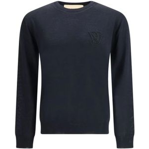 Valentino - Wollen Trui - Zwart - Met Geborduurd Logo