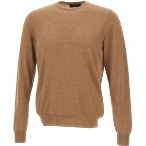 Gran Sasso, Heren, Truien, Bruin, Maat: M Zijde,