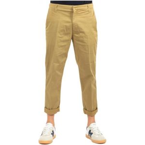 Dondup, Heren, Broeken, Groen, Maat: W32 Katoen,