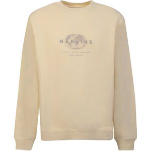 Martine Rose, Heren, Sweatshirts & Hoodies, Beige, Maat: S Katoen,