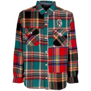 Billionaire, Heren, Overhemden, Veelkleurig, Maat: S Katoen,