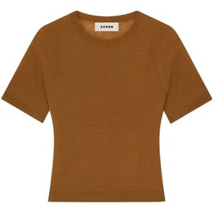 Aeron, Dames, Tops, Bruin, Maat: M Kasjmier,