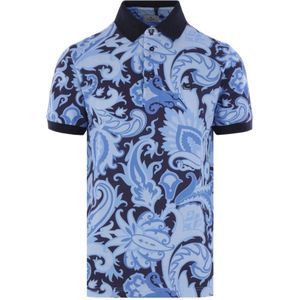 Etro, Heren, Tops, Blauw, Maat: L Katoen,